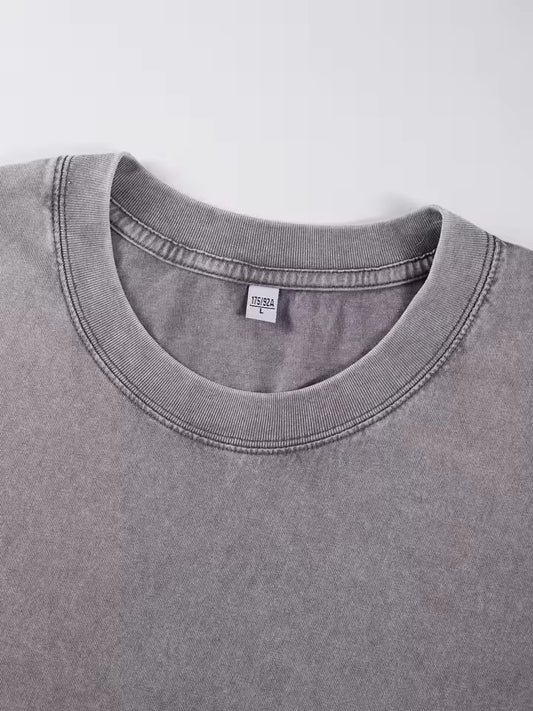 True Colors Prints Washed Man T Shirt Summer Trendy Tee Shirts Soft Comfortable Cotton Clothing Breathable Short Sleeve